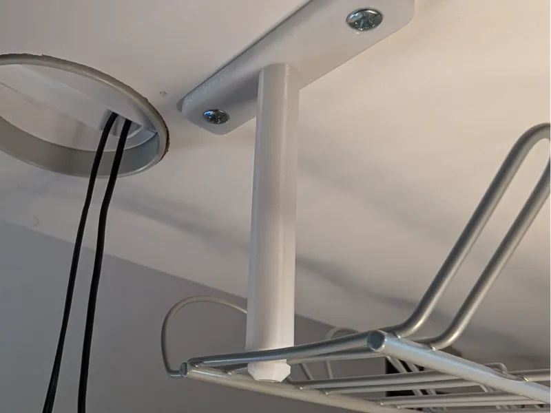 Desk Cable Tray Support / Mount