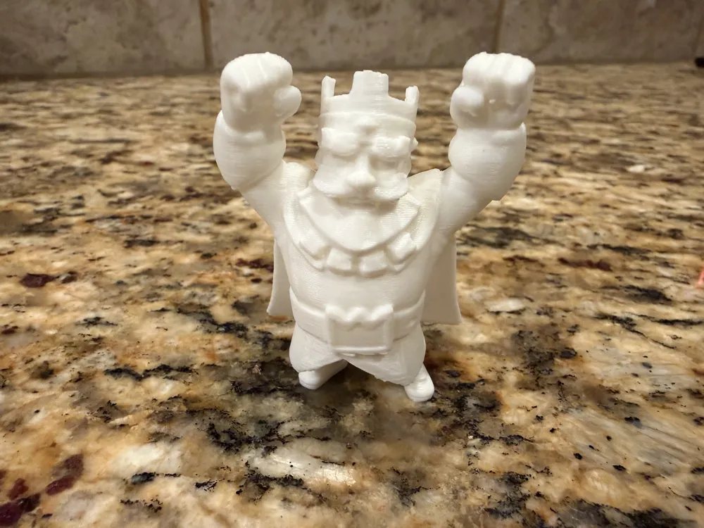 Clash Royale king - MakerWorld 3D Model | 3Drop