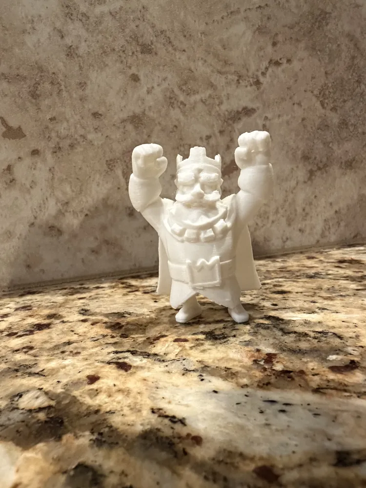 Clash Royale king - MakerWorld 3D Model | 3Drop