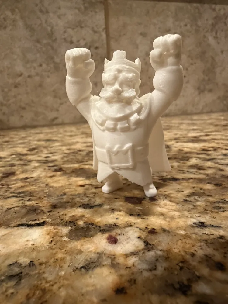 Clash Royale king - MakerWorld 3D Model | 3Drop