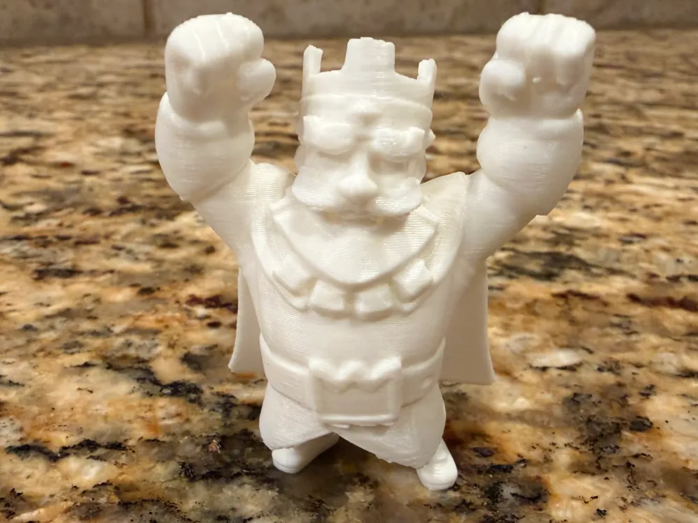 Clash Royale king - MakerWorld 3D Model | 3Drop