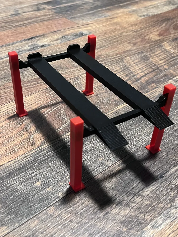 1:24 Scale Model Car 4-Post Lift – AMS Compatible by NascarBlaine ...