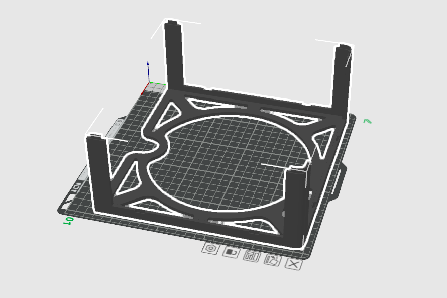 Miniatura 11 do modelo 3D Filament Spool Rack