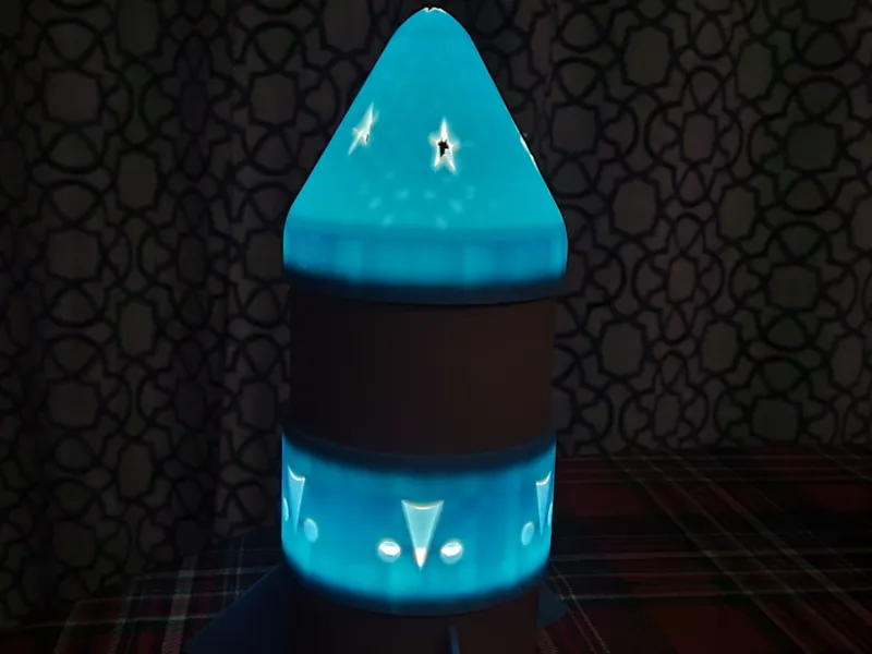 Rocket Lamp