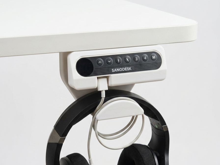 Sanodesk & FlexiSpot Snap-On Headset Holder