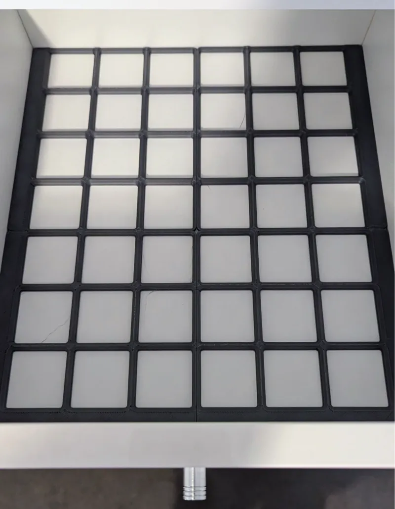 Gridfinity Base Kallax Drawer secure and snug fit