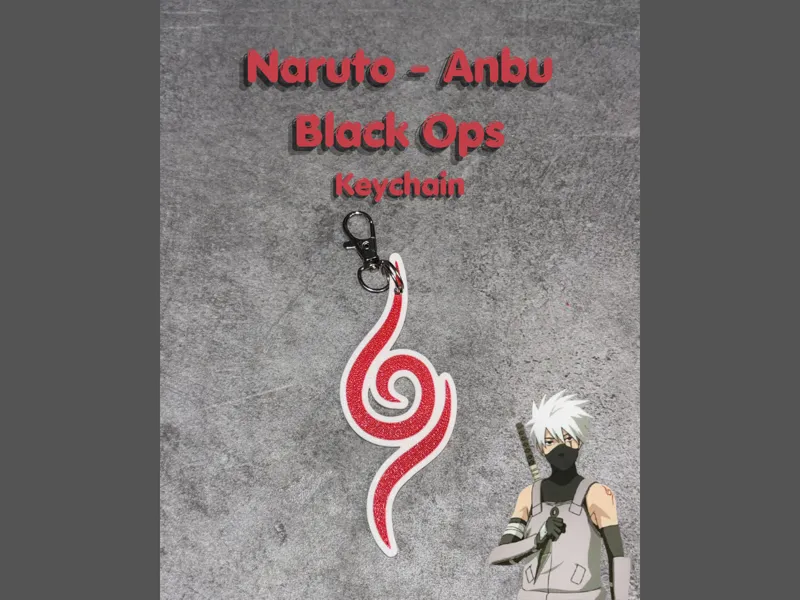 Naruto - Anbu Black Ops keychain (Kakashi)