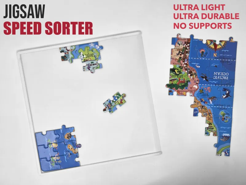 Jigsaw Puzzle Speed Sorter Board