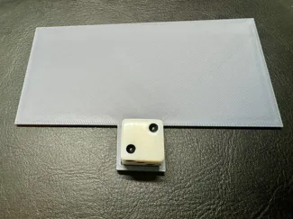 120x60mm Wargame Movement Tray w/ Die Holder