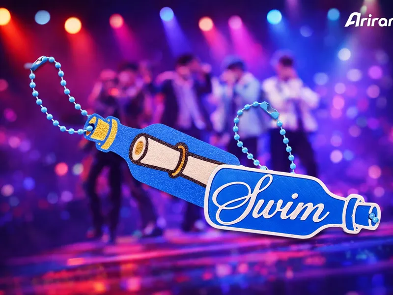 Swim Bottle Keychain