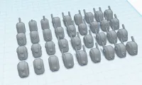 Têtes supplémentaires pour figurine Dummy 13 — photo 3