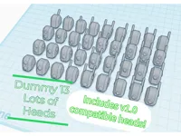 Têtes supplémentaires pour figurine Dummy 13 — photo 1