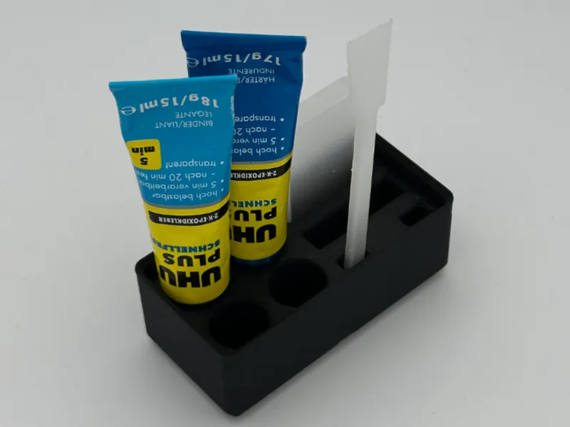 Gridfinity (2x1) - UHU Two-Component-Glue Holder