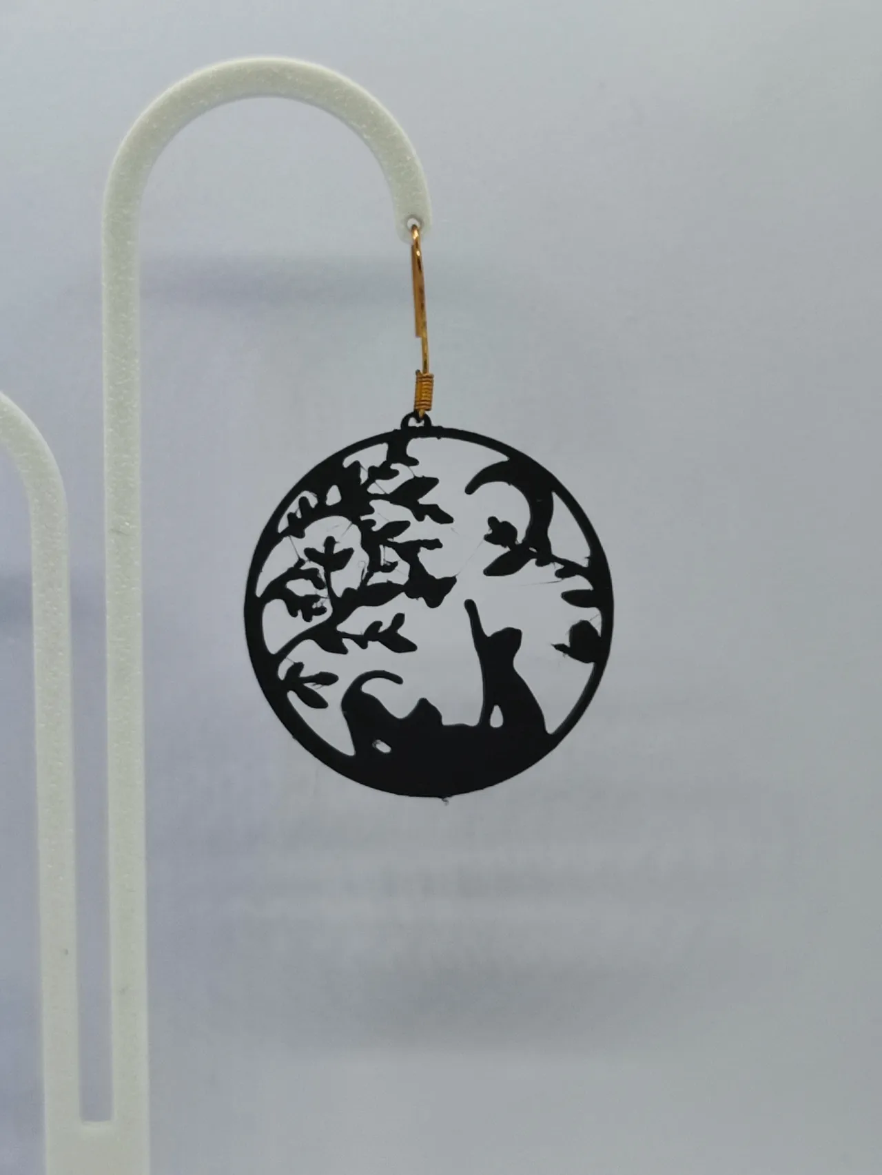 Pendientes Luna y Gatos view 4