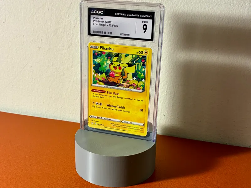 Simple Round Card Display for OneTouch, PSA or CGC