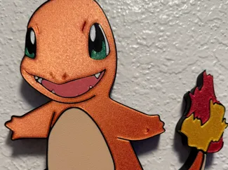 Charmander Wall art  NO AMS Needed 