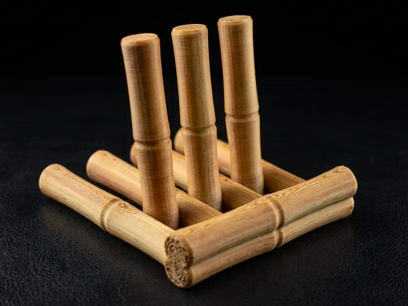 Soporte para teléfono de bambú - Modelo de impresión 3D gratuito ...