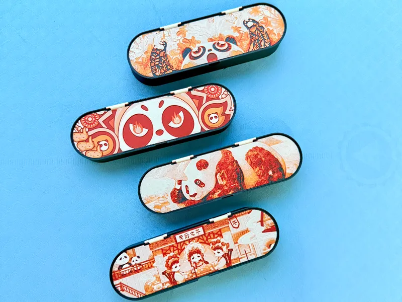 全彩文具盒/收纳盒/眼镜盒（熊猫主题）Panda-themed pencil box