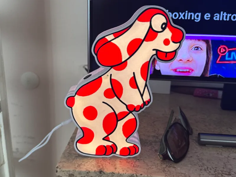 La Pimpa Light Box / Lampada Notturna Pimpa 