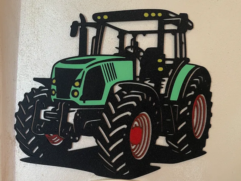 Decoration for a wall or shelf TRACTOR