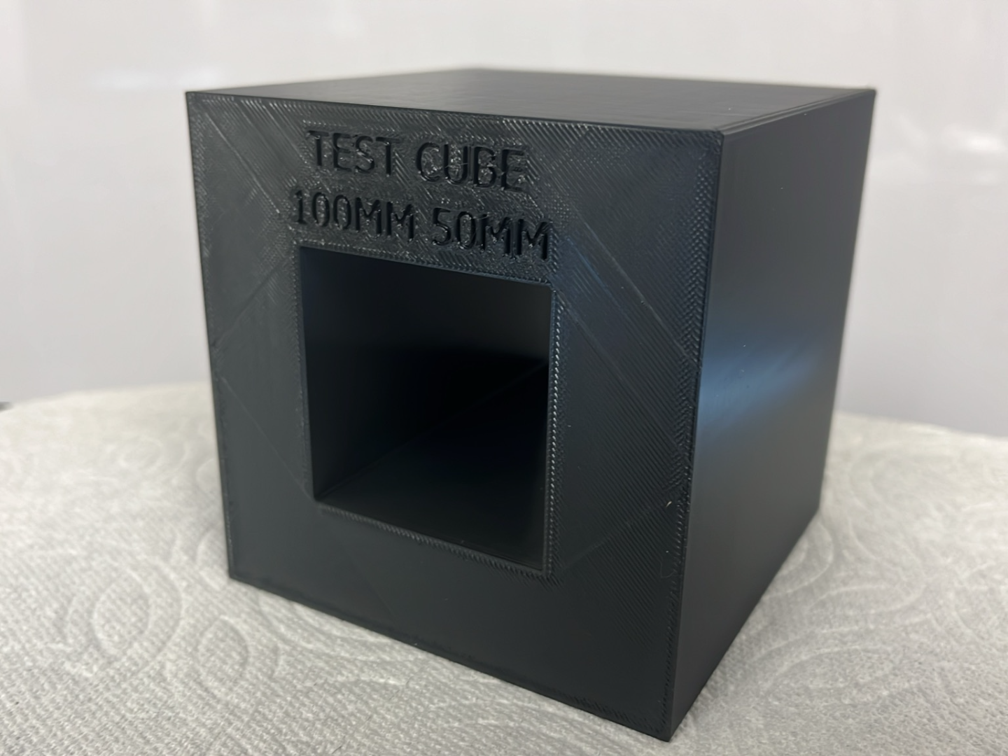 test cube 100mm and 50mm