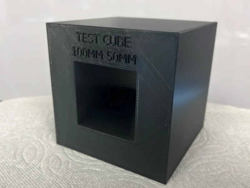 test cube 100mm and 50mm