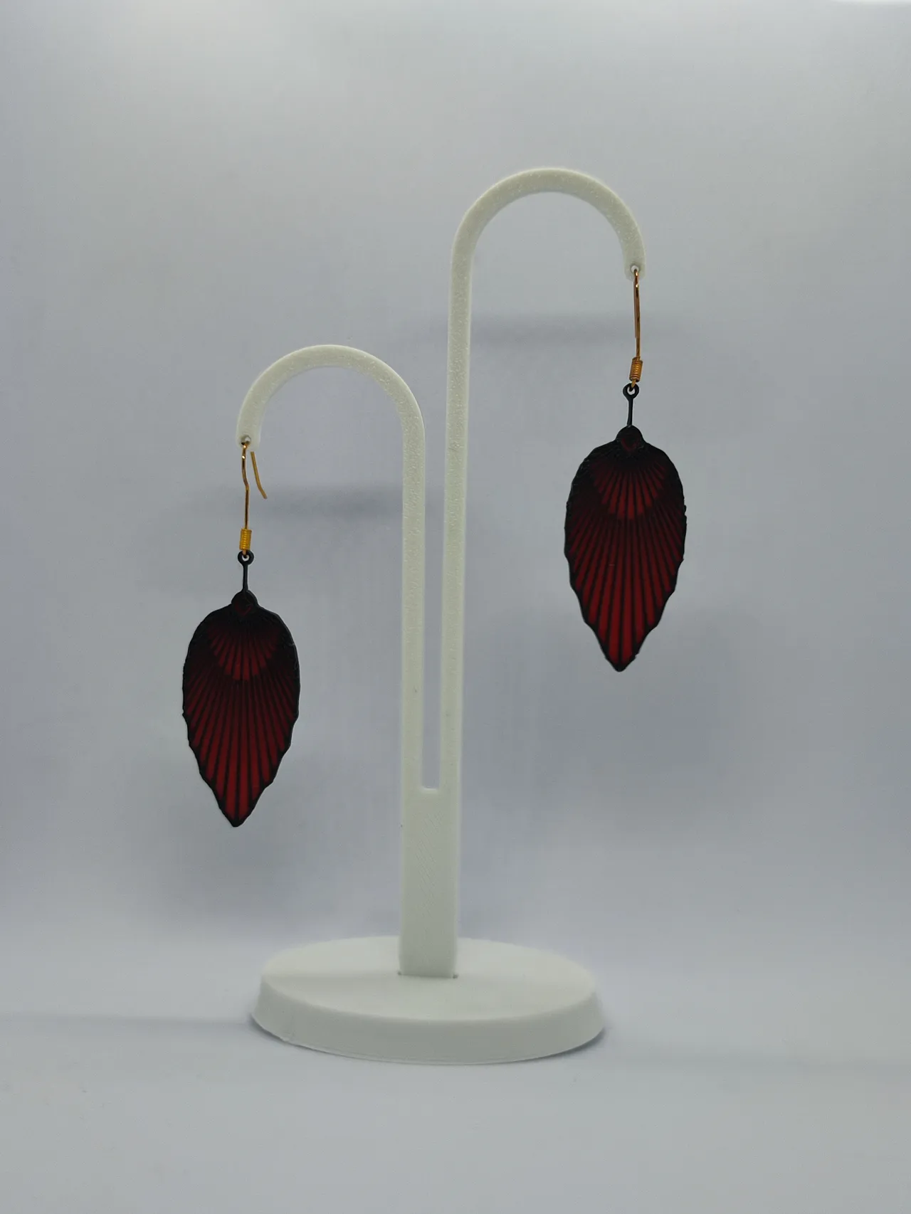 Pendientes Hoja Carmesí view 2
