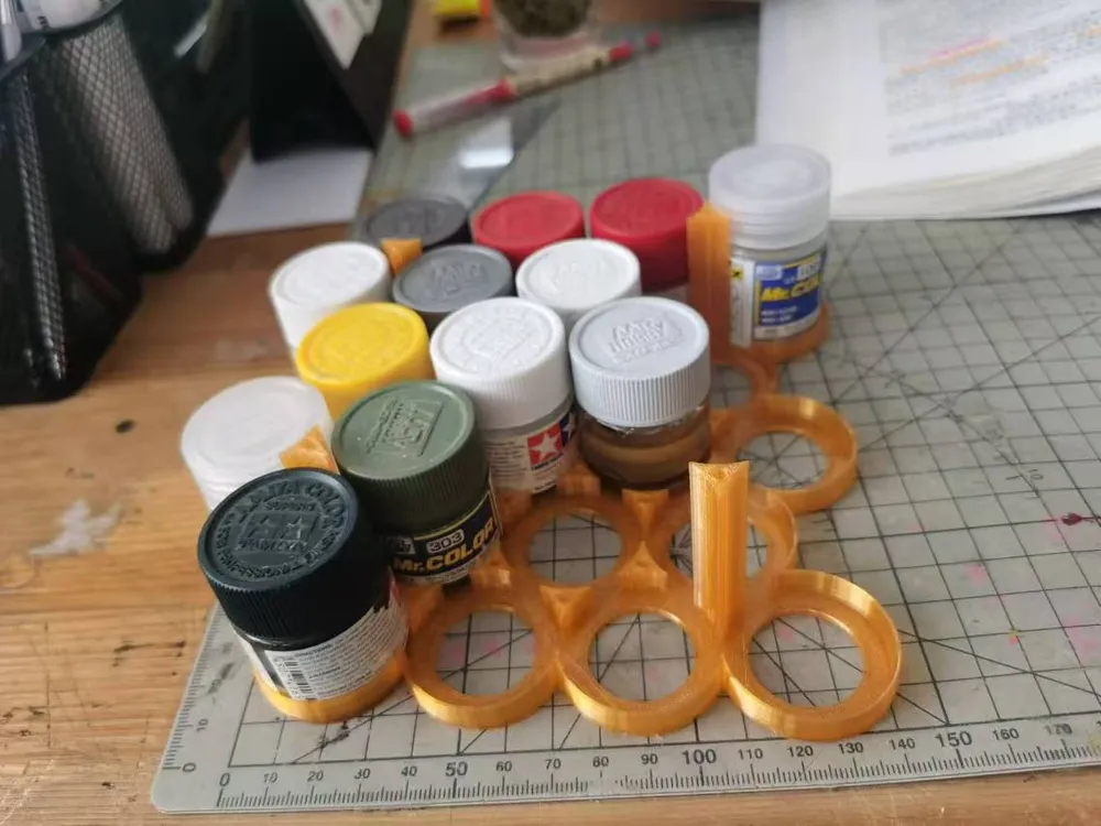 Metal Model Paint Racks Model Paint Rack Tamiya Acrylic Paint Storage Box by user_3587152677 ...