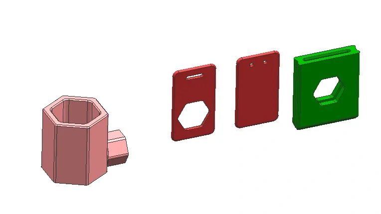 Miniatura 2 do modelo 3D 平平无奇的蚁巢-通用模块