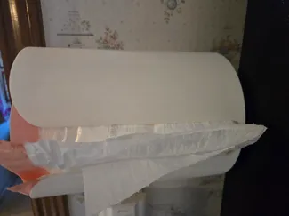 Large Kitchen trash bag holder -large roll bundle 