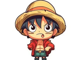 LLAVERO CARICATURA DE MONKEY D. LUFFY ONE PIECE