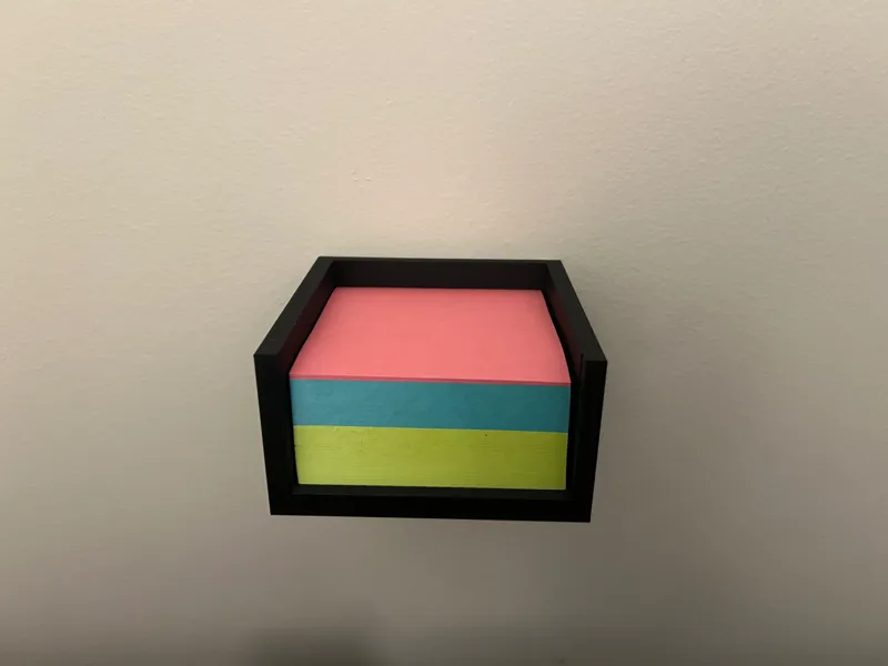 Sticky Note Holder for Wall