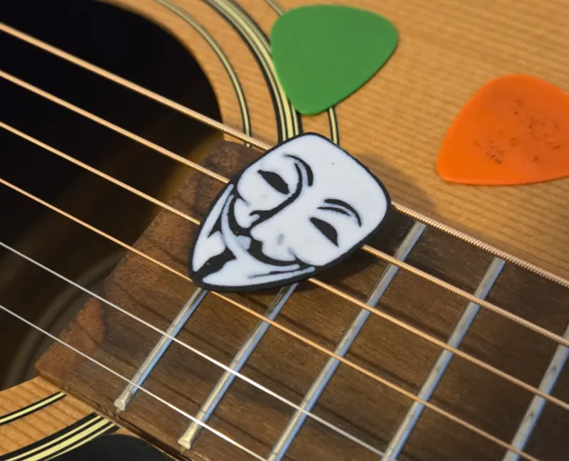 Guy Fawkes Guitar Pick