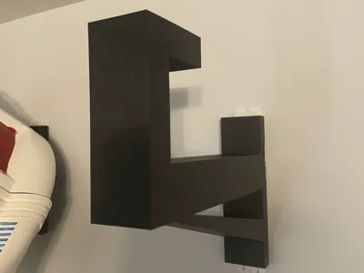 Command Strip Helmet Wall Mount