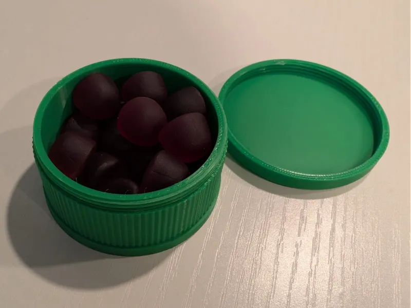 50mm Travel Screw Lid Container