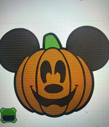 Adorno temático: Mickey Pumpkin Trading Pin Board — vista de referencia 4