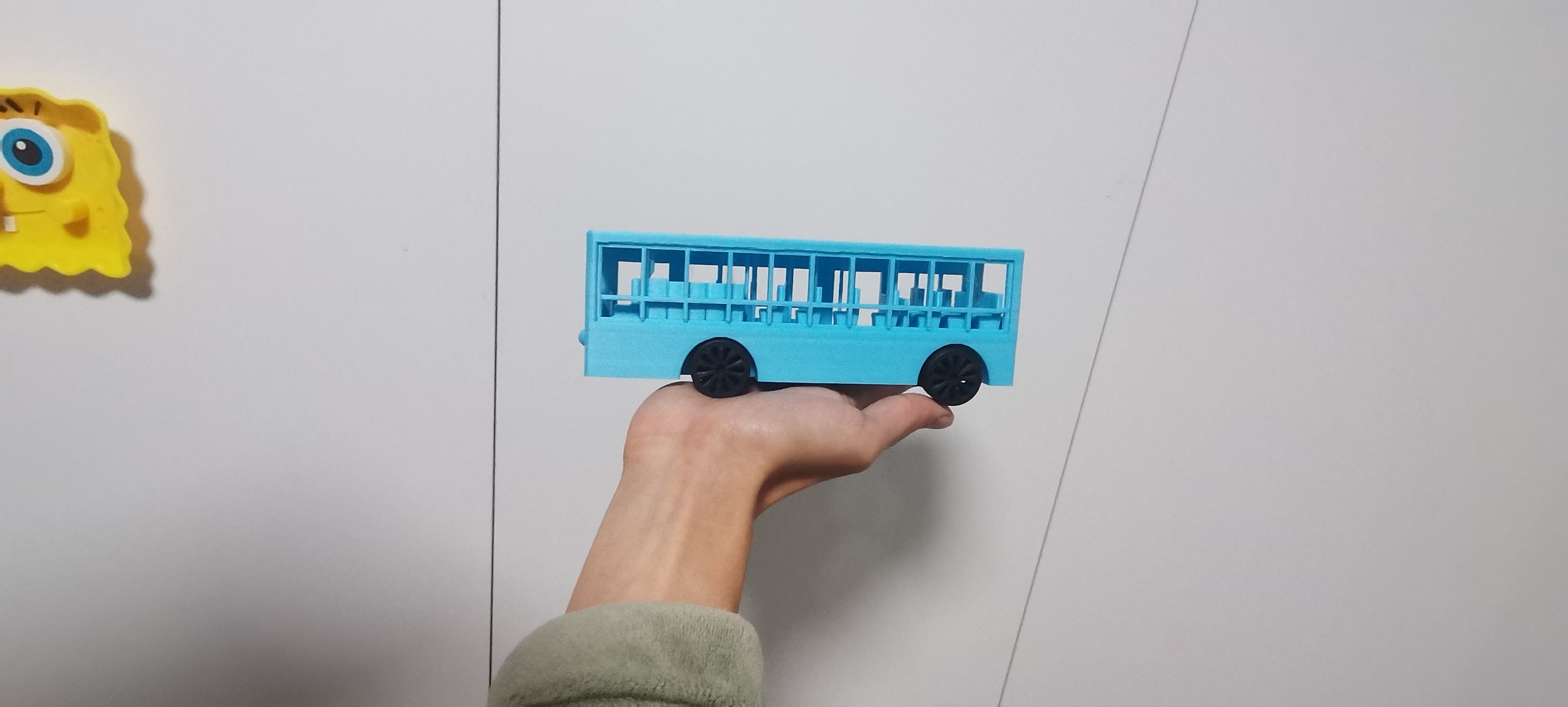 Miniatura 2 do modelo 3D 公交车玩具   细节丰富 无支撑打印