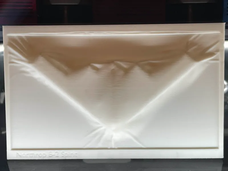 B2 Bomber under cloth sim