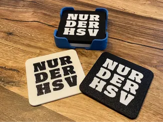 HSV Untersetzer - „NUR DER HSV“