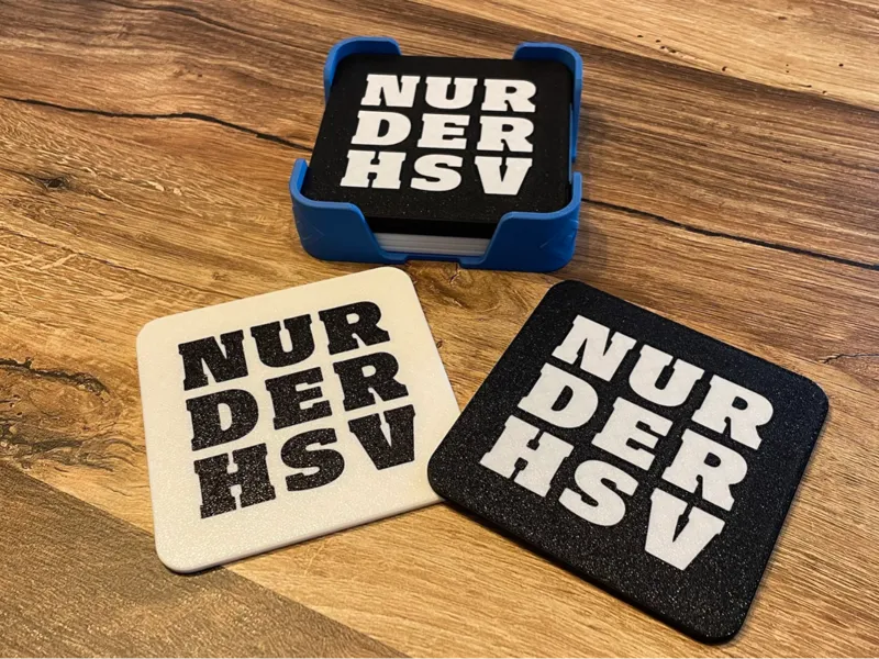 HSV Untersetzer - „NUR DER HSV“