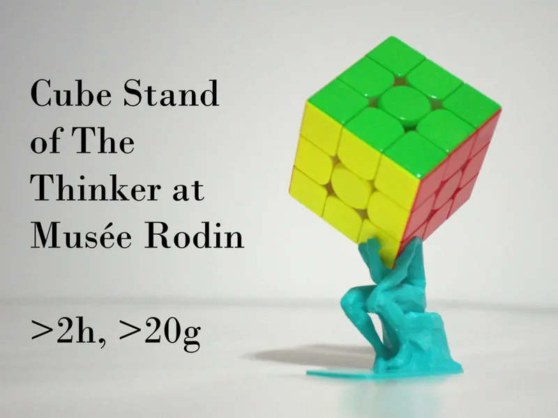 The Thinker Cube Stand