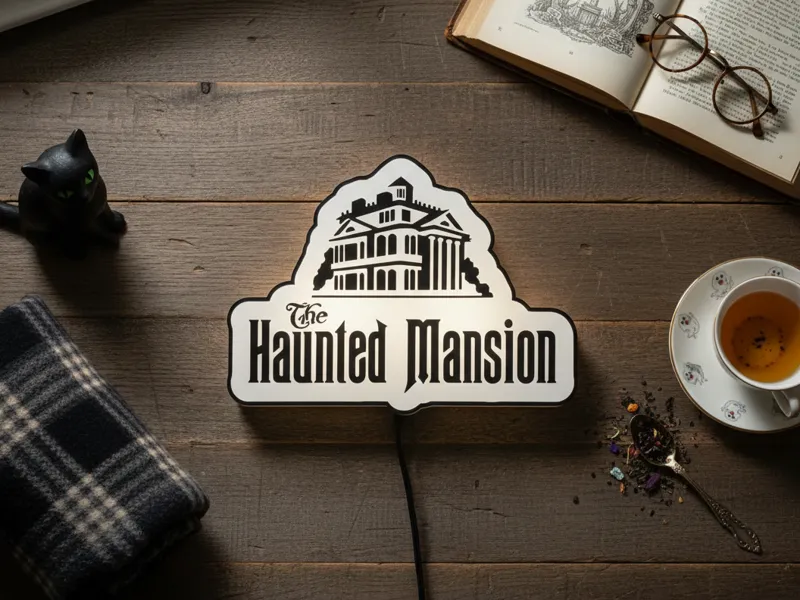 Lightbox of a Haunted Mansion