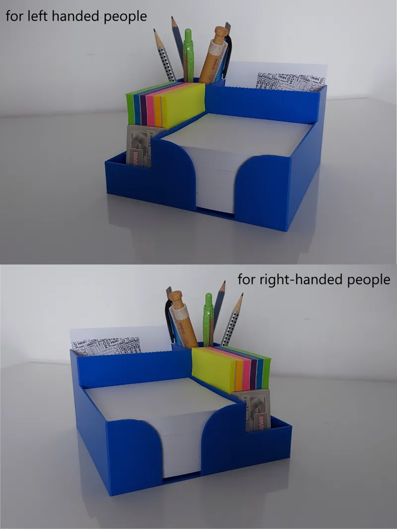 Simple desktop organizer with customizable areas