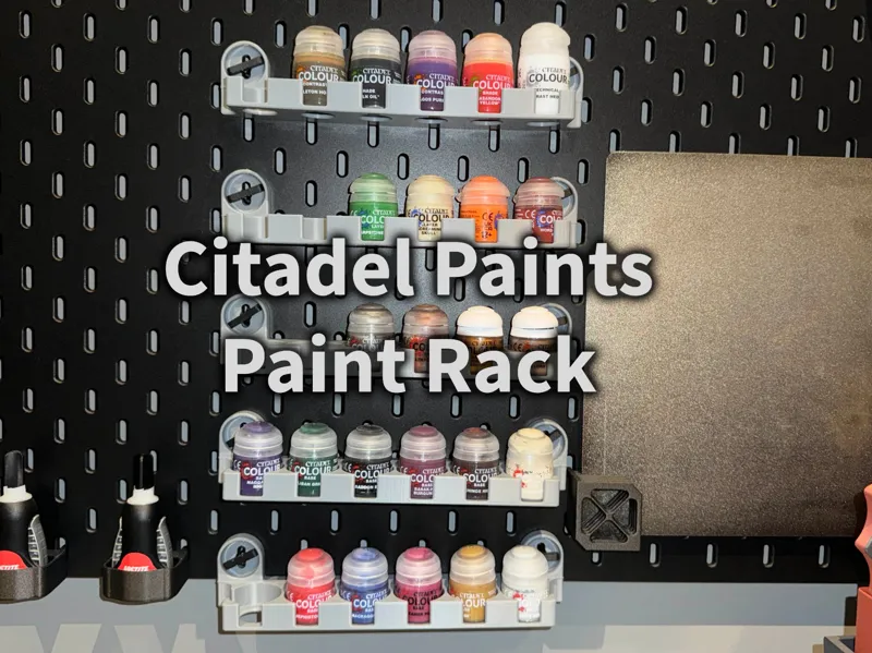 Skadis Citadel Paint Rack (Now War hammer Colour)
