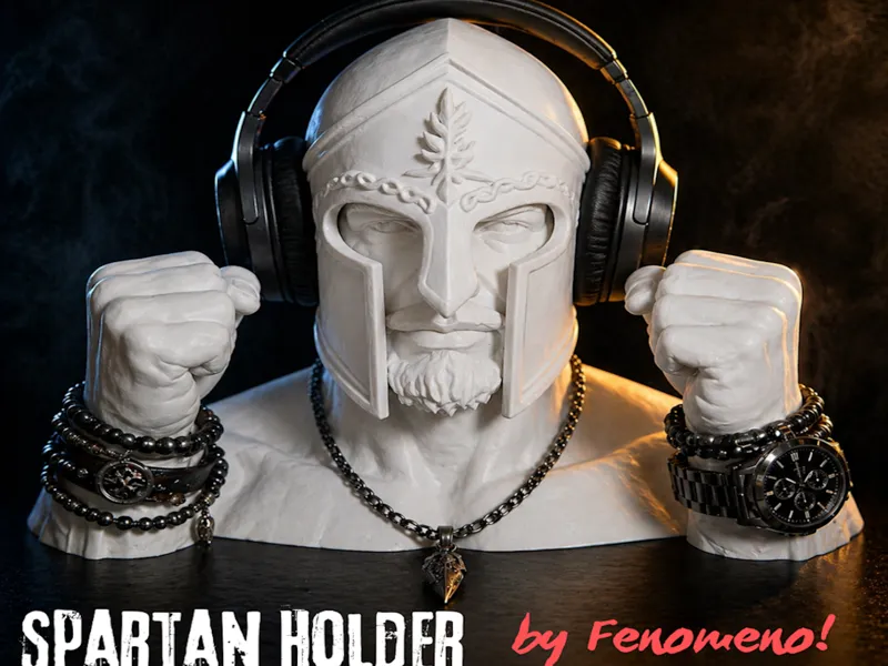 Spartan Holder -Jewelry & Headphone Holder