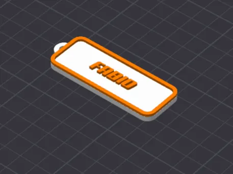 Keychain name FABIO