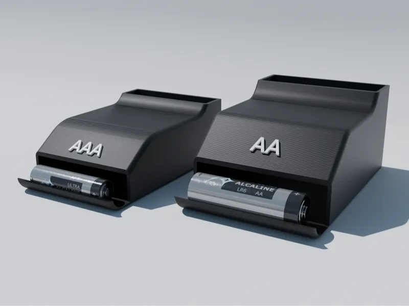 Slide Battery Container/Box | AA | AAA |Batteries