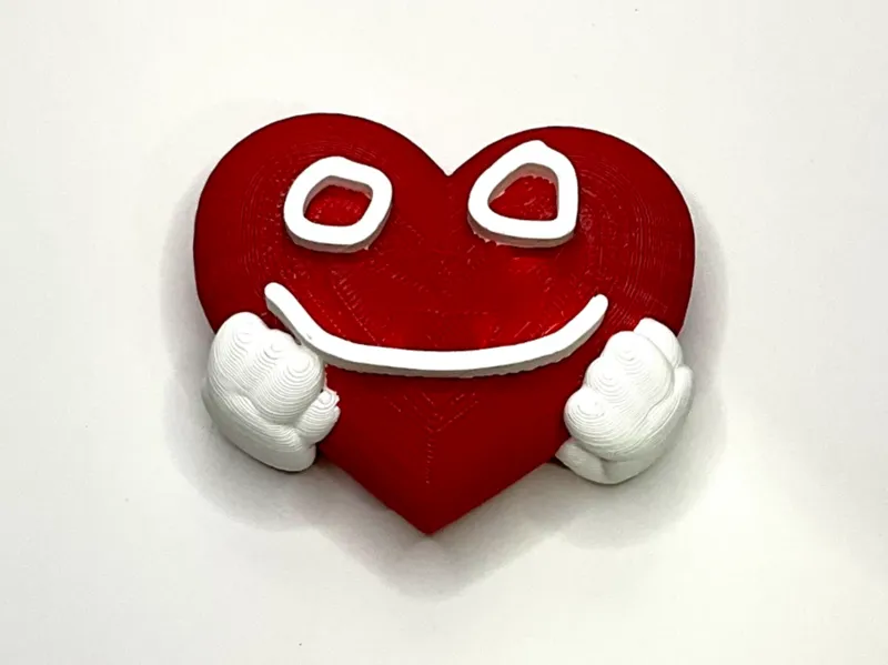 heart smiley face with hands