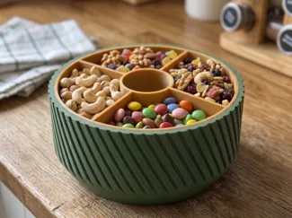 Pistachio bowl - Snack bowl - Multipe inner trays