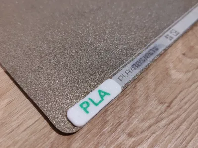 Bambu Lab X1 P1 A1 Build plate label clip